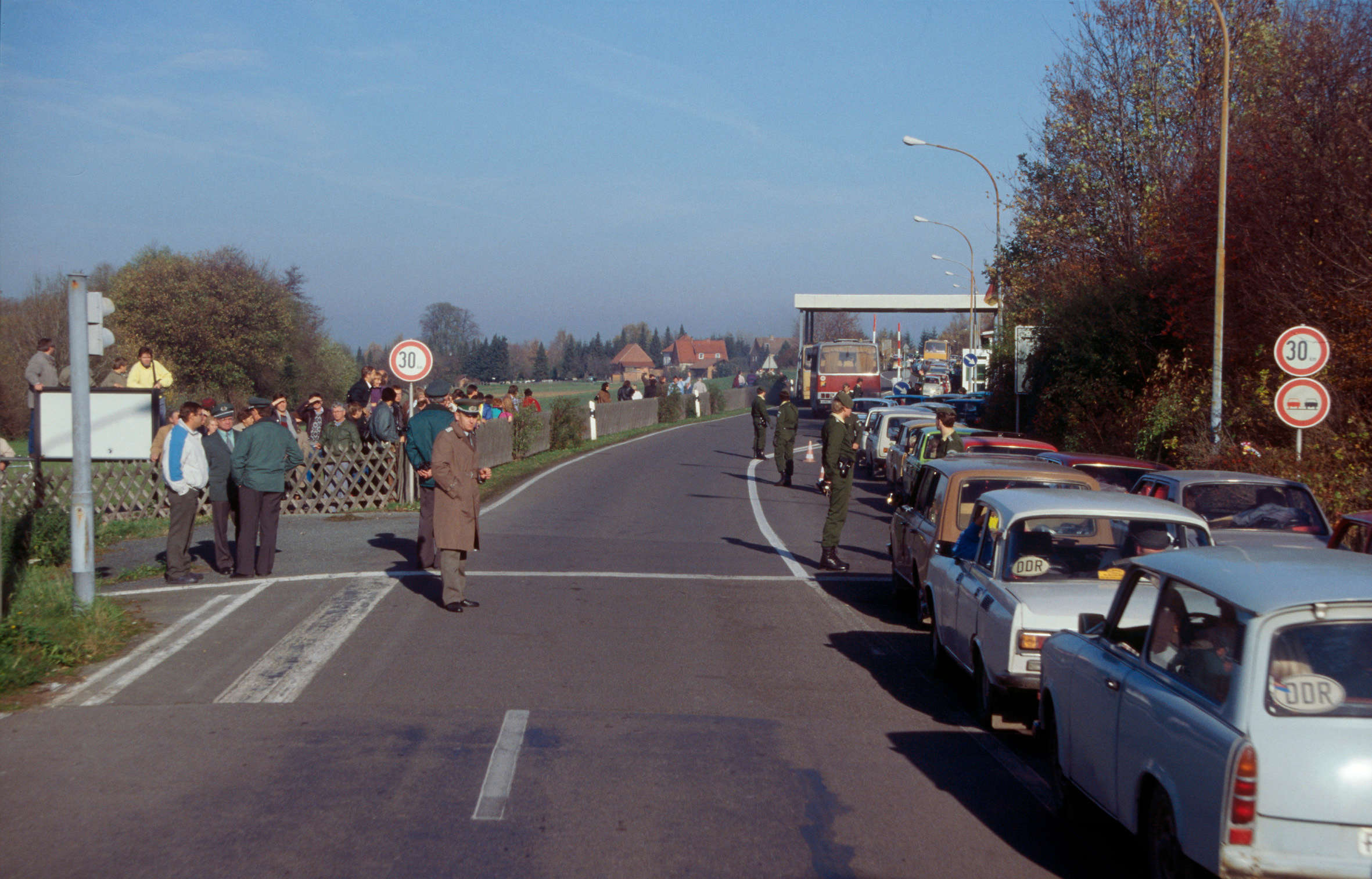 Mein erster Besuch der DDR ohne Visum am 11. November 1989.